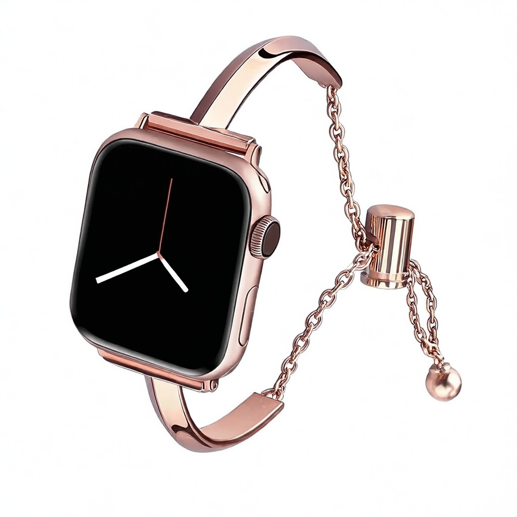 Applicable to the Apple Watch with the small floral T-shaped bracelet style