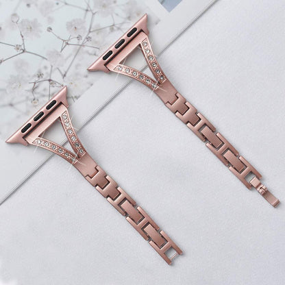 Smart Watch Herringbone Diamond Watch With X