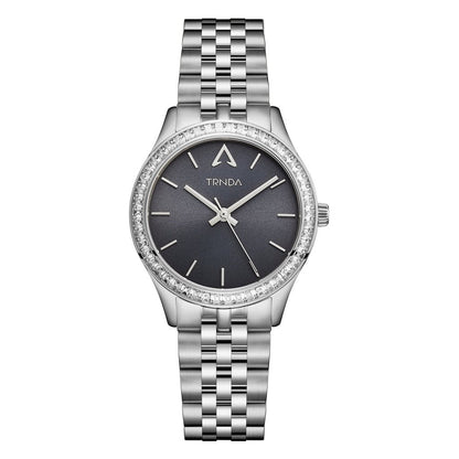 Trnda Women's Stainless Steel Watch, Gray Dial | Trn-Ss32-Gd