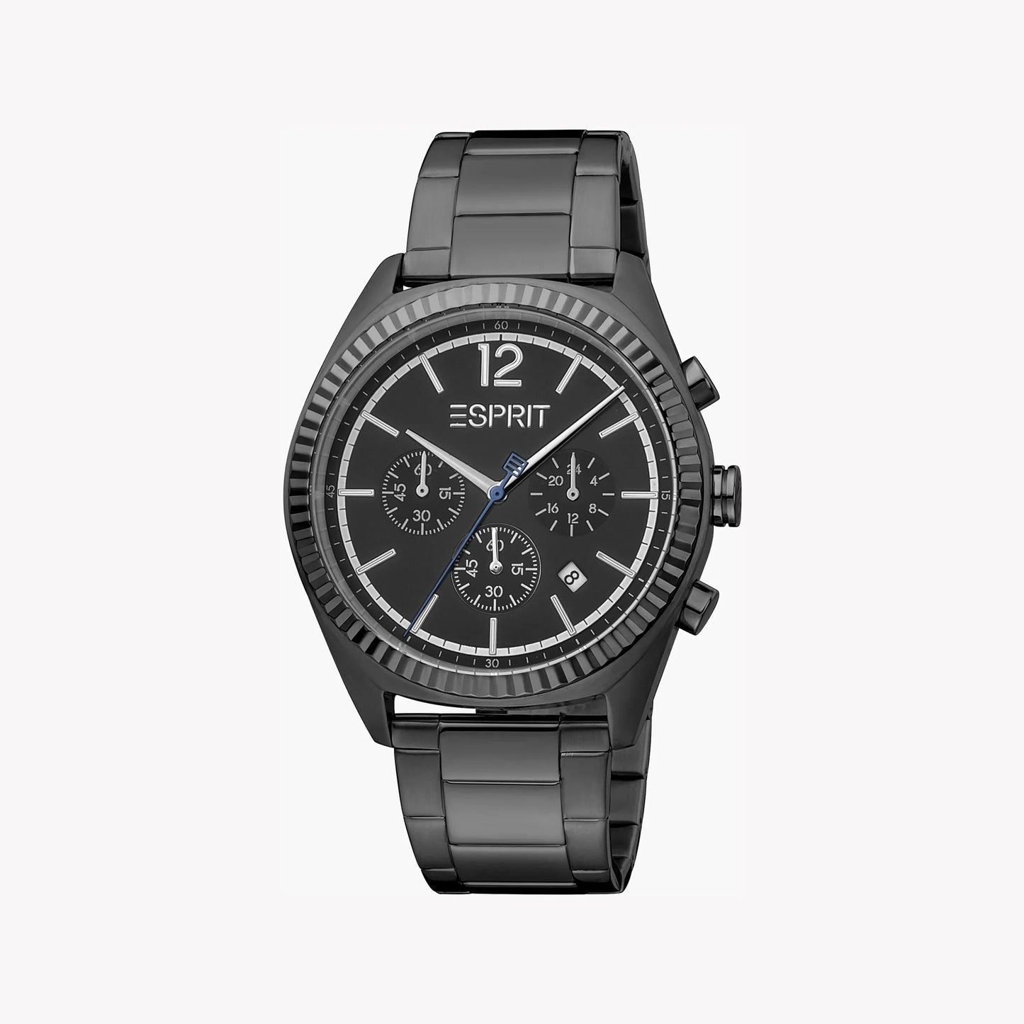 Esprit Men's Black Stainless Steel Watch, Black Dial | Es1g010m0055
